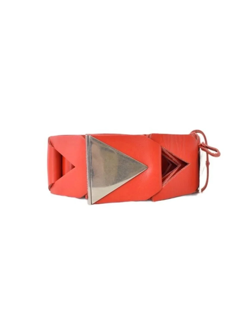 Bottega Veneta Star Mark Belt Triangle Leather